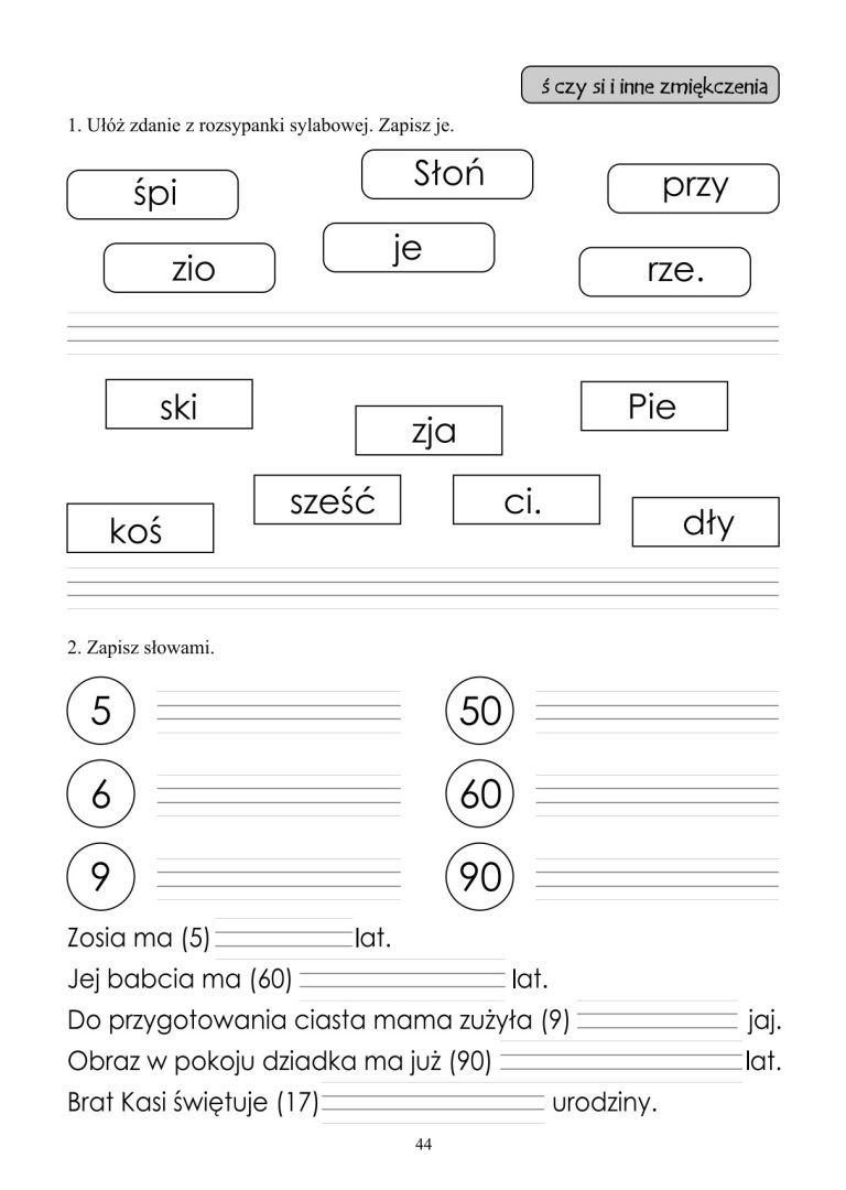 Ortografia, Gramatyka, Dyktanda Klasa 2 – AKSIM – Wydawnictwo dla szkół